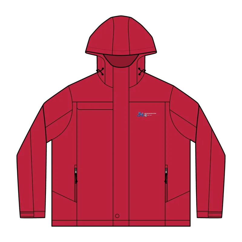Nootka Jacket in Engine Red/ Black