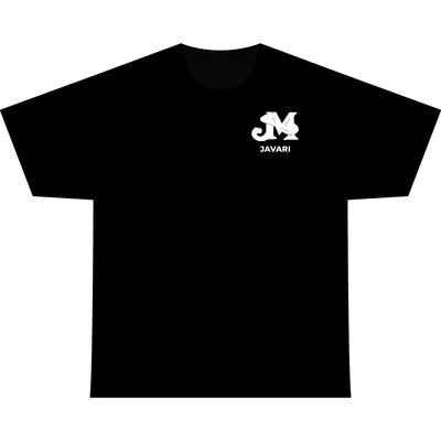 Unisex CVC Henley Tee in Black