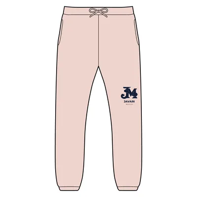 Unisex ReFlex Fleece Sweatpants in Blush