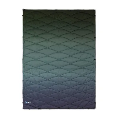 Puffer Blanket (Embroidery) in Arctic Glow