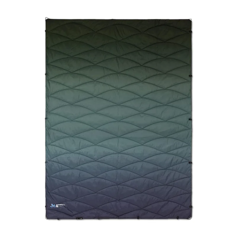 Puffer Blanket (Embroidery) in Arctic Glow