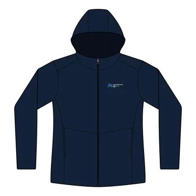 Women's Active Hooded Soft Shell Jacket in Dress Blue Navy