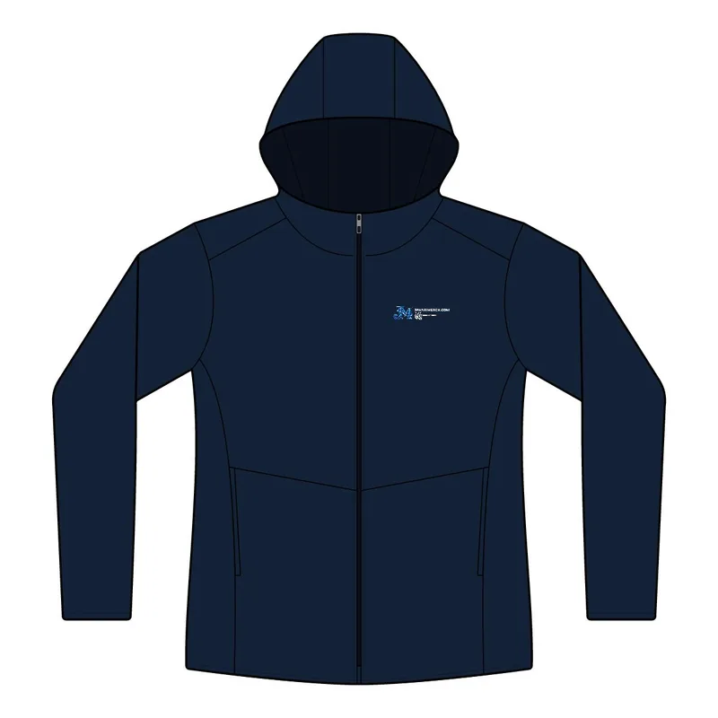 Women's Active Hooded Soft Shell Jacket in Dress Blue Navy