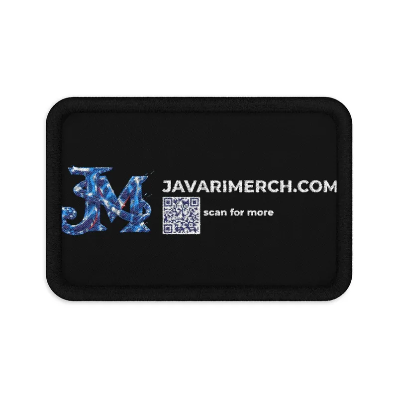 Embroidered Tactical Patch in Black