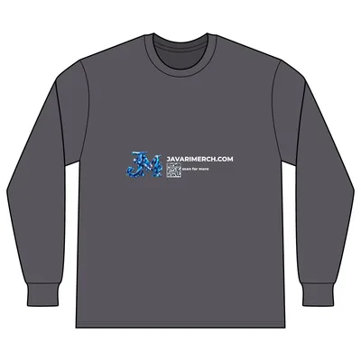 Unisex Epic Long Sleeve T-Shirt in Charcoal