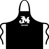 Linen Apron — Black · One size