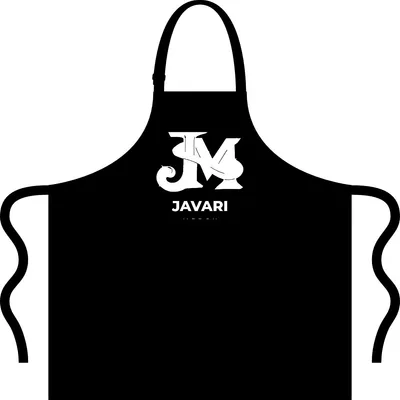 Linen Apron in Black