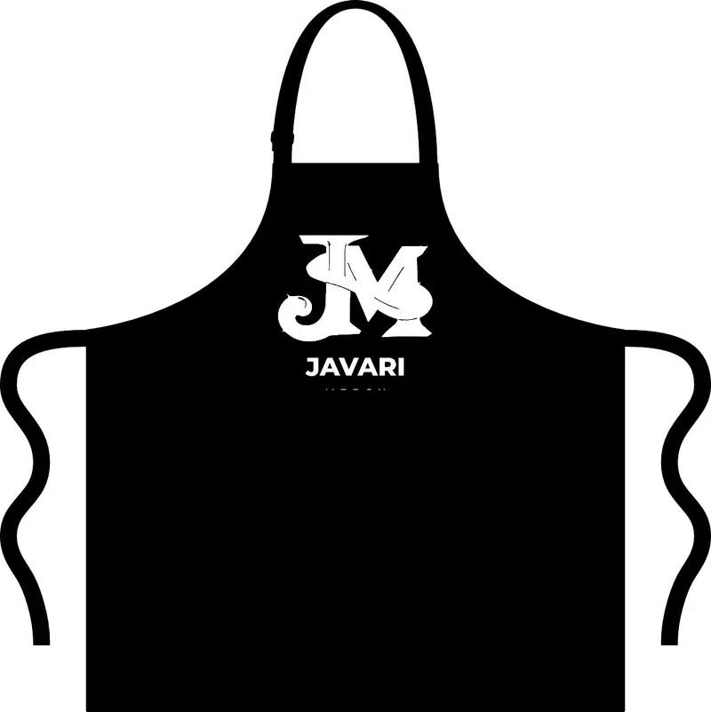 Linen Apron in Black