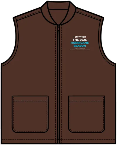 Canvas Heavy Vest in Walnut