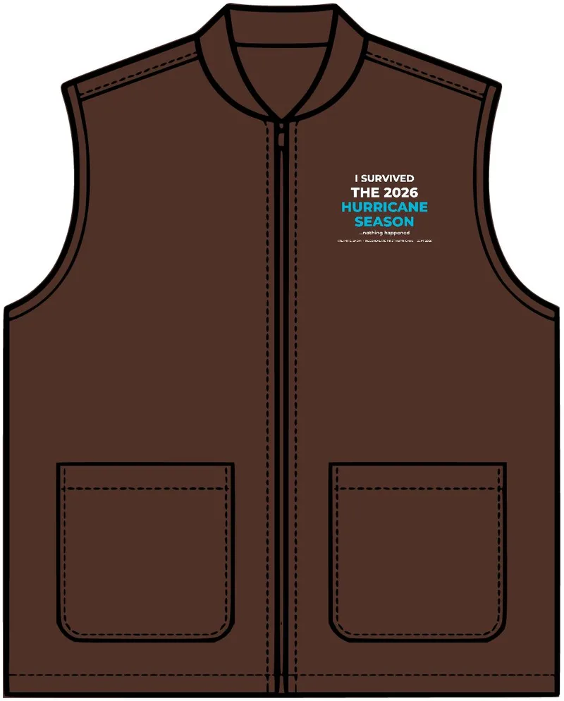 Canvas Heavy Vest in Walnut
