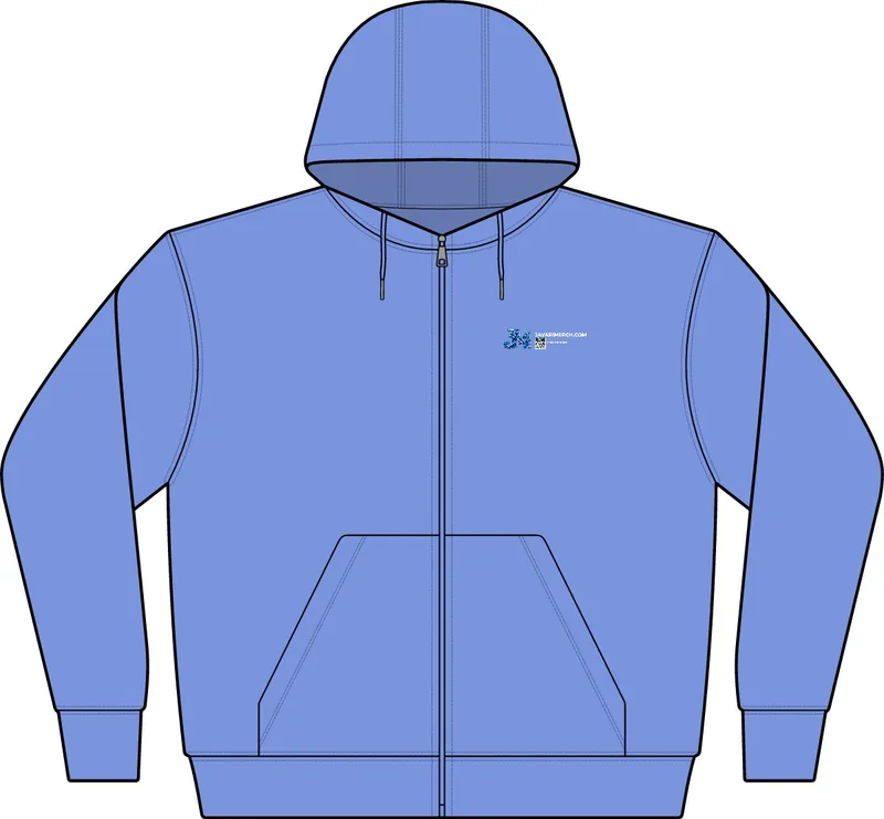 Women's PosiCharge Tri-Blend Wicking Fleece Full-Zip Hooded Jacket in True Royal Heather
