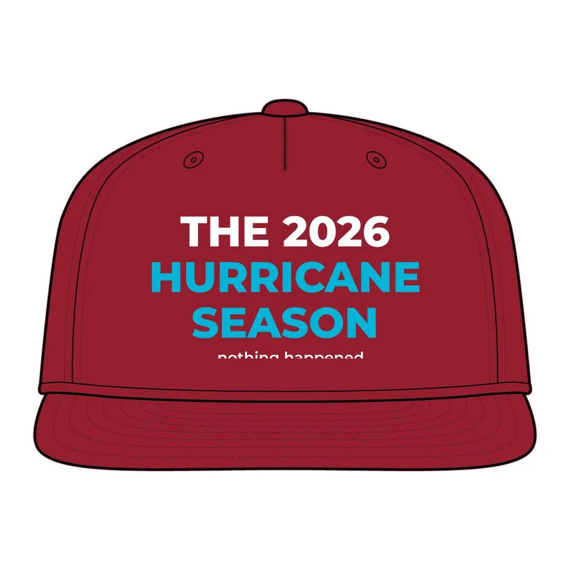 YP Classics Premium 5-Panel Snapback Cap in Deep Red