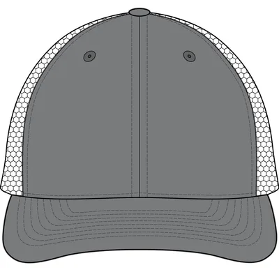 Sustainable Trucker Cap in Charcoal/ Black