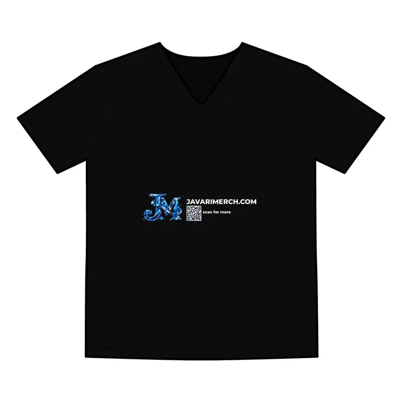 Men's Staple V Neck Tee in Black