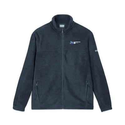 Unisex Columbia Fleece Jacket (Embroidery) in Collegiate Navy