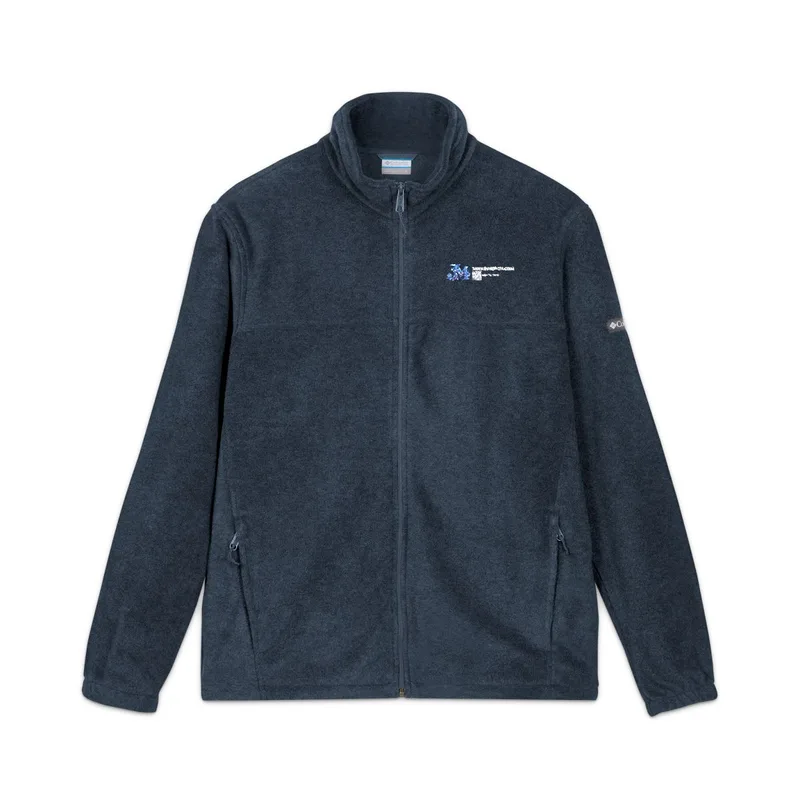 Unisex Columbia Fleece Jacket (Embroidery) in Collegiate Navy