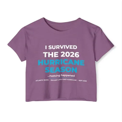 Women's Festival Crop Top in Shiraz
