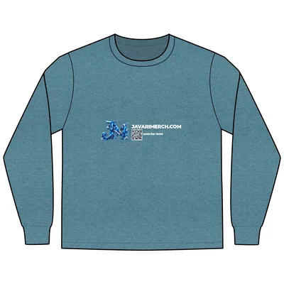 Men's Long Sleeve Tee in Heathered Teal