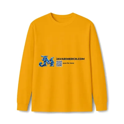 Long Sleeve Core Cotton Tee in Gold