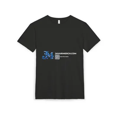 Unisex Sueded T-Shirt in Black