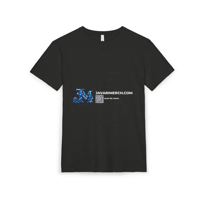 Unisex Sueded T-Shirt in Black