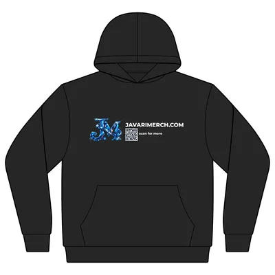 Unisex Max Heavy Fleece Garment-Dyed Hooded Sweatshirt in Black