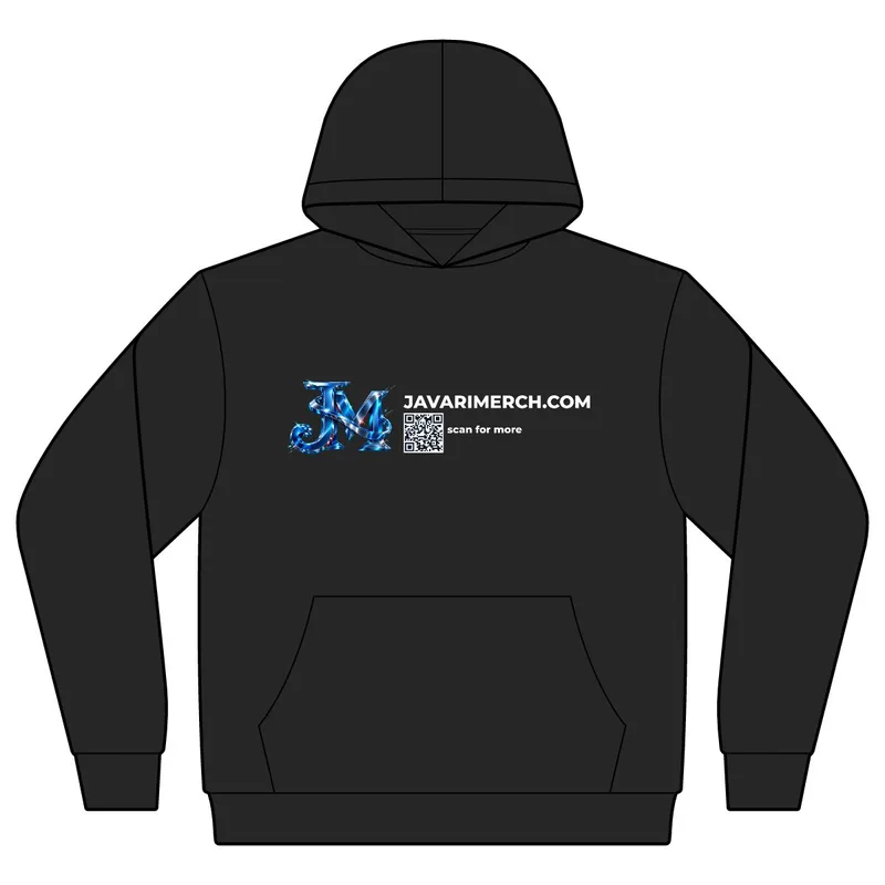 Unisex Max Heavy Fleece Garment-Dyed Hooded Sweatshirt in Black