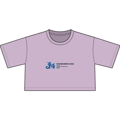 Women's Classic Crop Tee in Orchid
