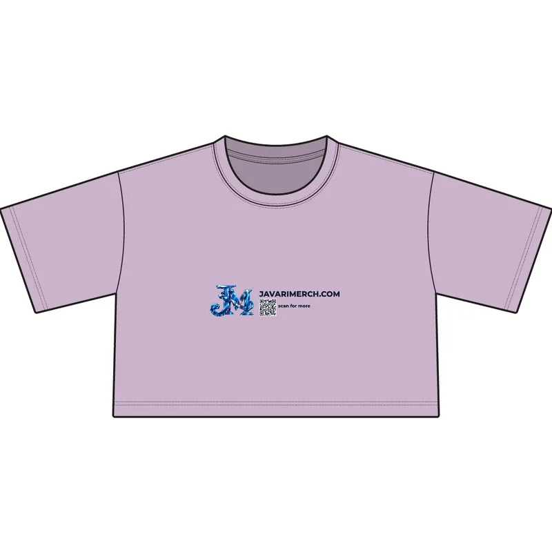 Women's Classic Crop Tee in Orchid