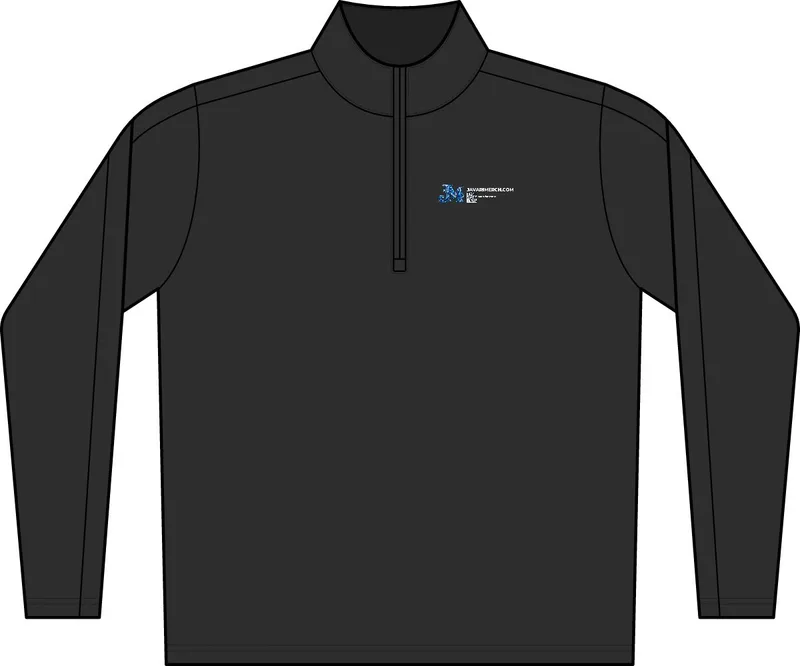 PosiCharge Electric Heather Colorblock 1/4-Zip Pullover in Grey-Black Electric/ Black