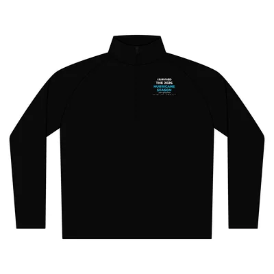 Sport-Wick Stretch Contrast 1/4-Zip Pullover in Black/ Charcoal Grey Heather