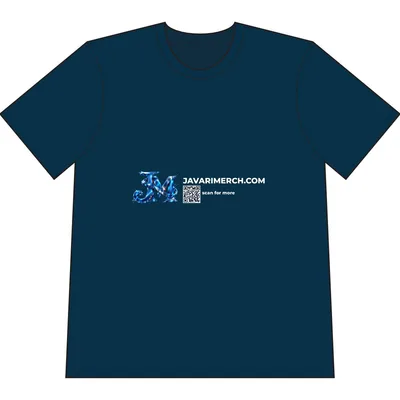 Unisex Rocker Tee in French Navy