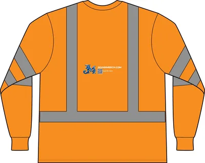 ANSI 107 Class 3 Mesh Long Sleeve Tee in Safety Orange