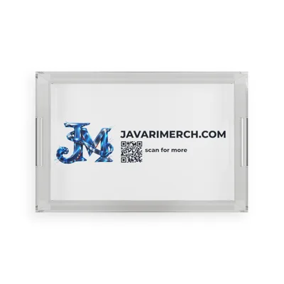 Acrylic Serving Tray in Clear