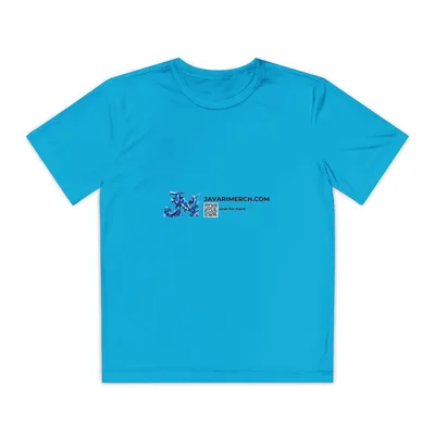 Youth Competitor Tee in Atomic Blue