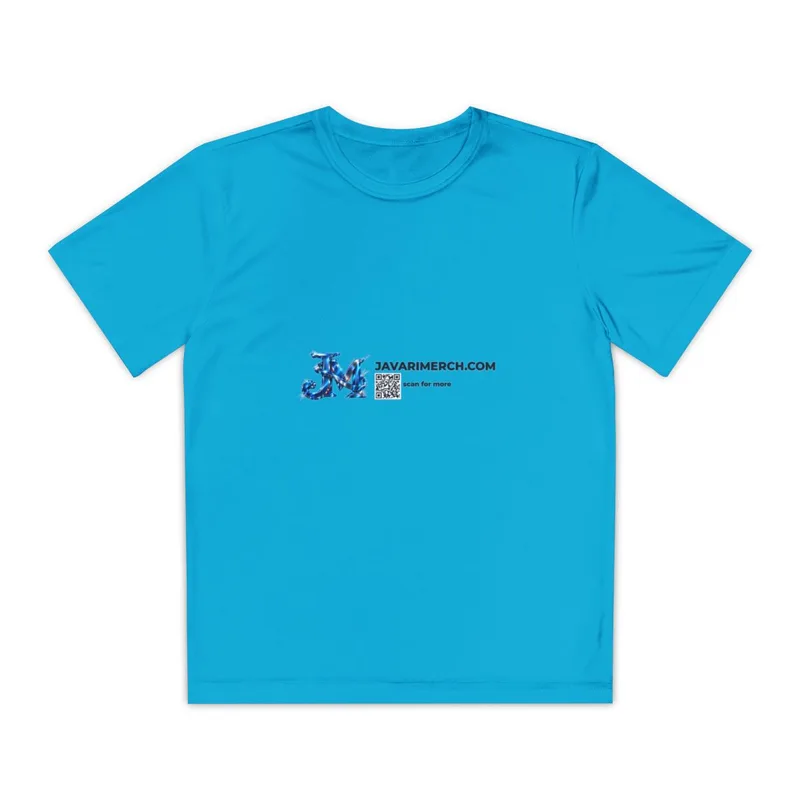 Youth Competitor Tee in Atomic Blue