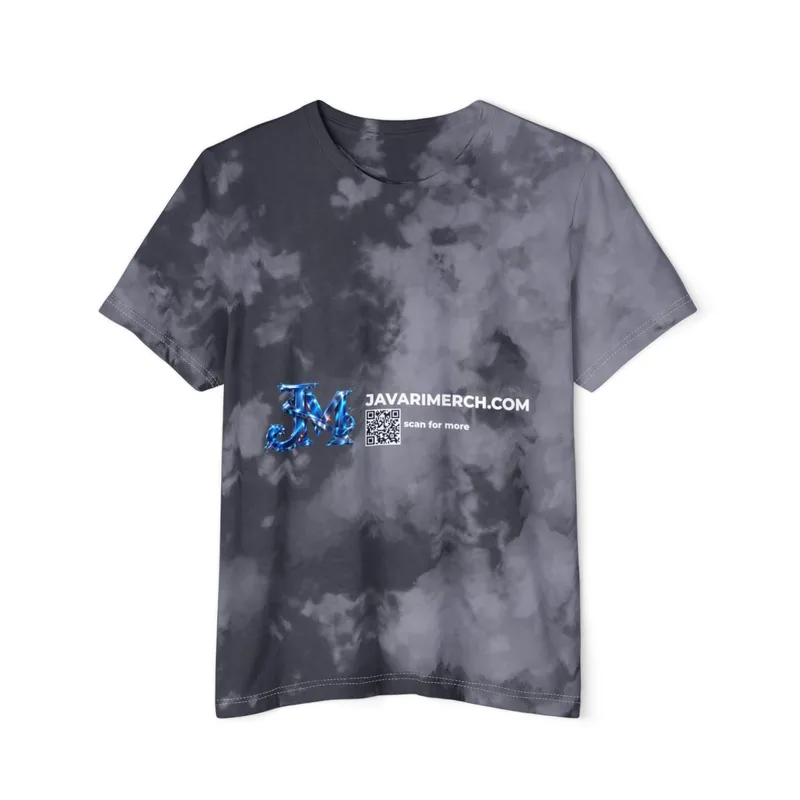Unisex FWD Fashion Tie-Dyed T-Shirt in White/Grey/Black