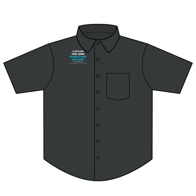 Short Sleeve UV Capital Tech Shirt in Deep Black Triangle Print