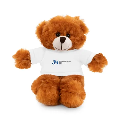 Stuffed Animals with Tee in White
