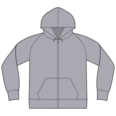 Unisex Icon Lightweight Loopback Terry Full-Zip Hooded Sweatshirt in Athletic Heather