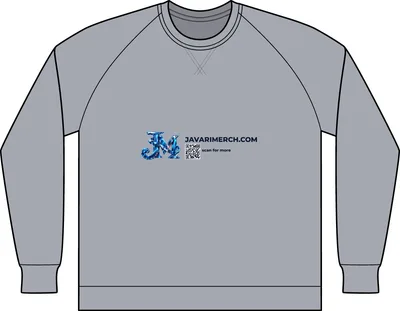 Laguna Raglan Sweatshirt in Heather Gray