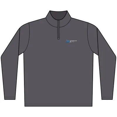 Men's Pro-Lock Performance Quarter-Zip Pullover in Charcoal