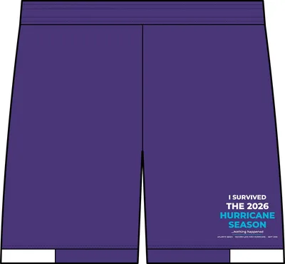 Club 7' Short in Purple/ White