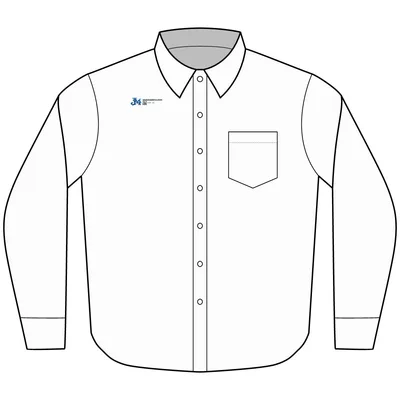 Tall Long Sleeve Carefree Poplin Shirt in White