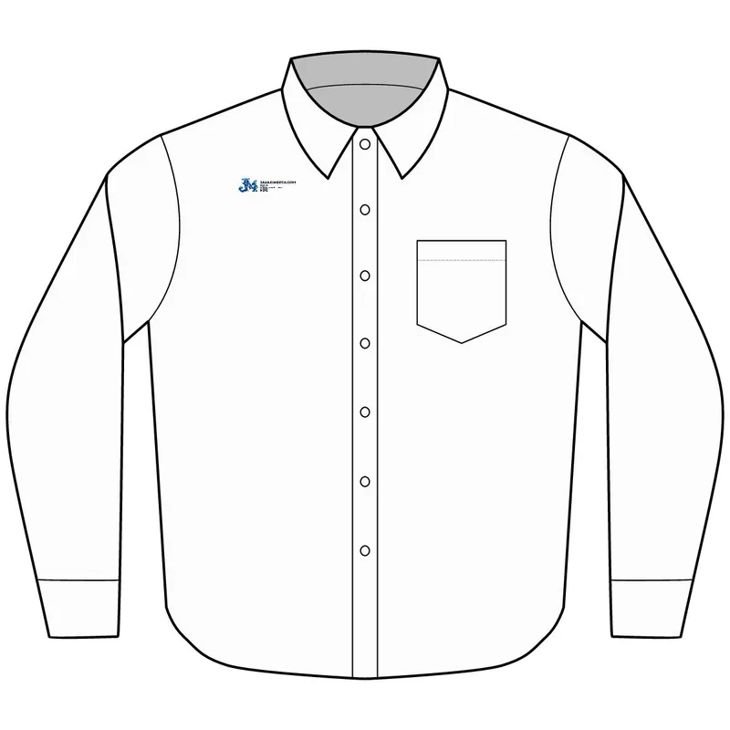 Tall Long Sleeve Carefree Poplin Shirt in White
