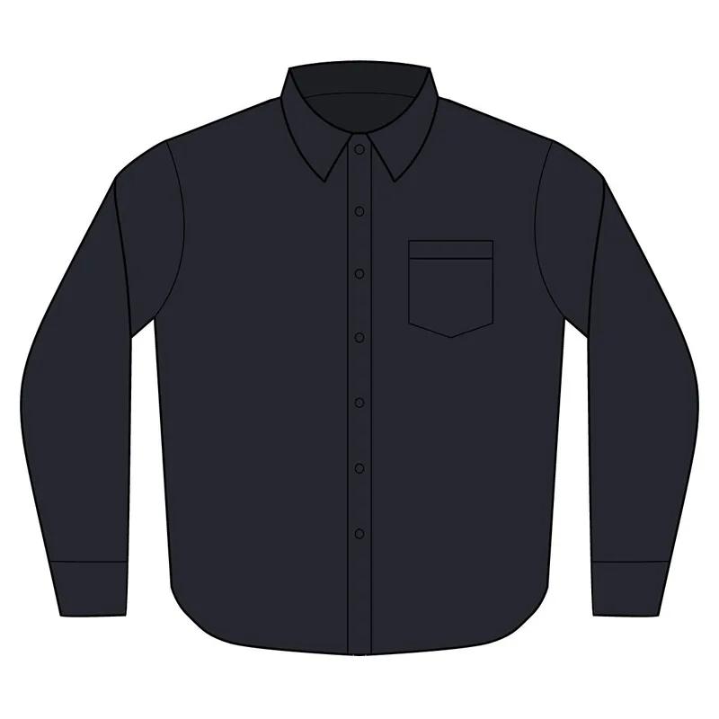 Dimension Knit Dress Shirt in Battleship Grey