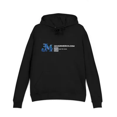 Unisex French Terry Hoodie in Black