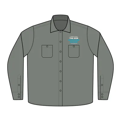 Women's Slub Chambray Shirt in Grey