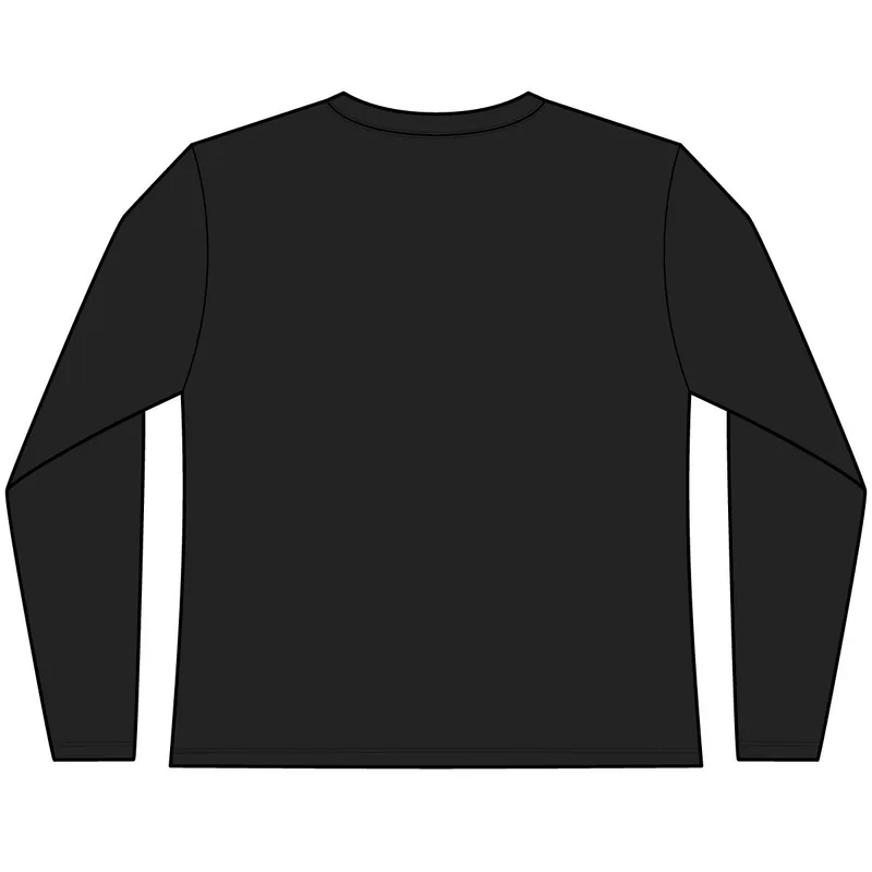 Women’s Perfect Blend® CVC Long Sleeve Tee in Black