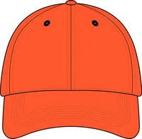 Enhanced Visibility Cap with Camo Brim — Orange Blaze/ Mossy Oak New Break-Up · One size